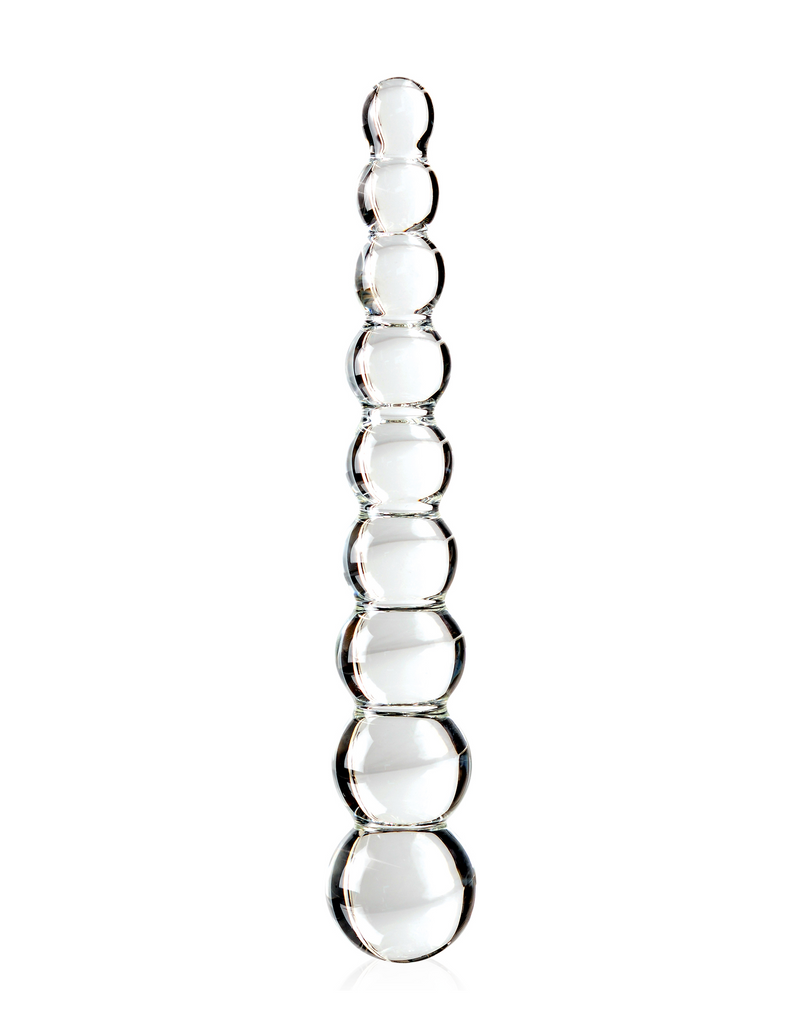 Icicles No. 2 Clear Glass Beads Dildo | Pipedream  from thedildohub.com