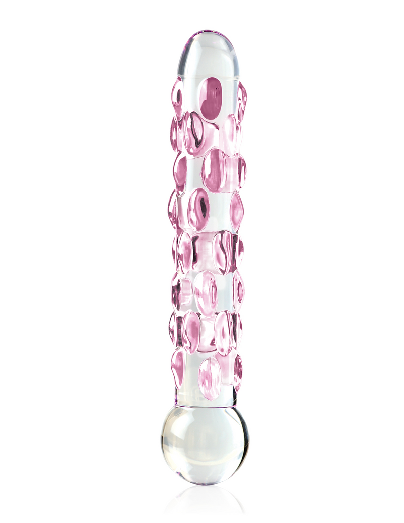 Icicles No. 7 Pink Glass Dildo | Pipedream  from thedildohub.com