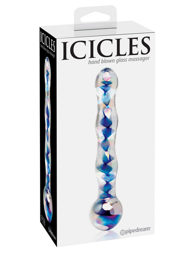 Icicles No. 8 Blue Glass Dildo | Pipedream  from thedildohub.com