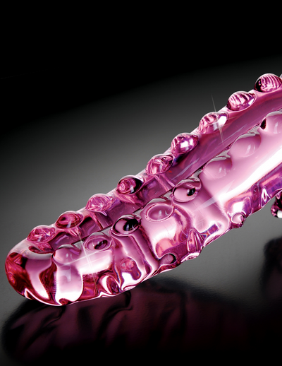 Icicles No. 24 Pink Glass Tentacle Dildo | Pipedream  from thedildohub.com