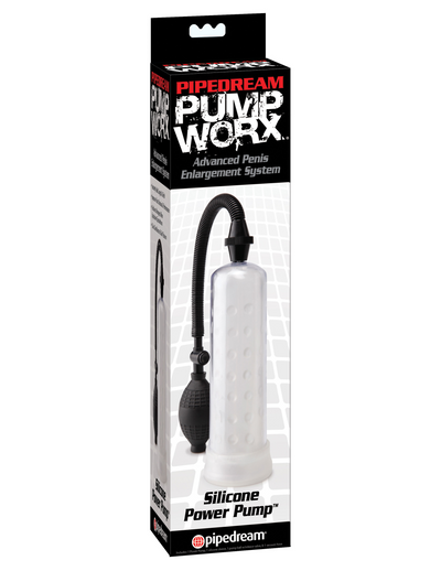 Penis Pump Worx Silicone Power - Clear | Pipedream  from Pipedream