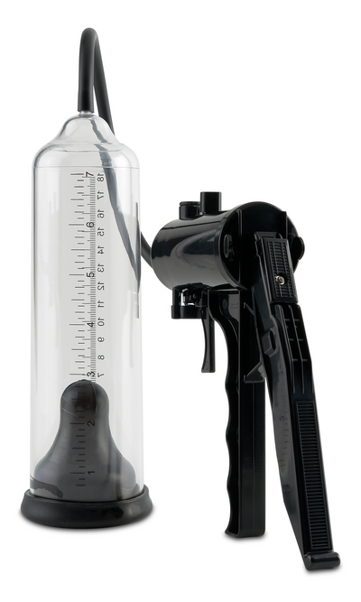Pump Worx Thick Dick Power Penis Pump - Clear/Black | Pipedream  from Pipedream