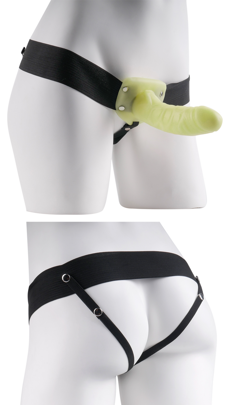 Fetish Fantasy Series for Him or Her Hollow Strap-on - Glow in the Dark | Pipedream  from Pipedream