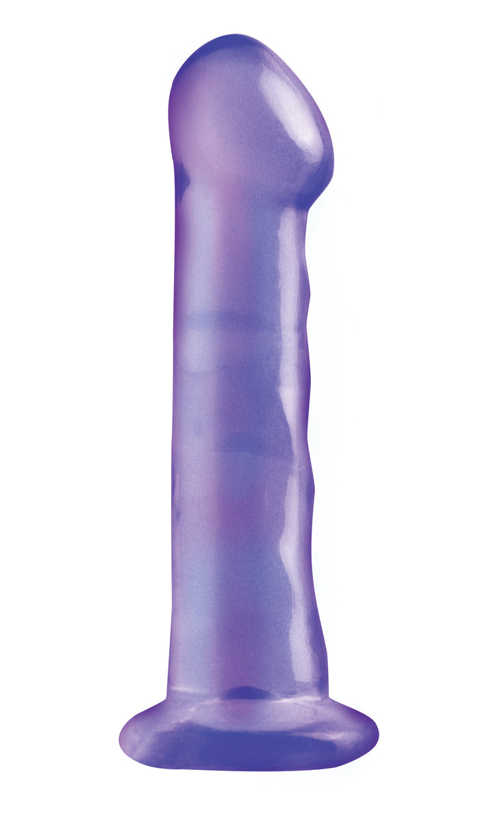 Basix Purple Realistic Dildo With Suction Cup - 6.50 Inches | Pipedream