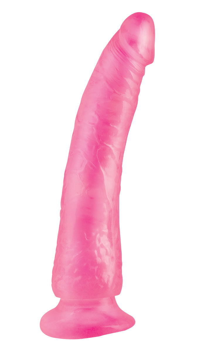 Basix Pink Slim Realistic Dong With Suction Cup - 7 Inches | Pipedream