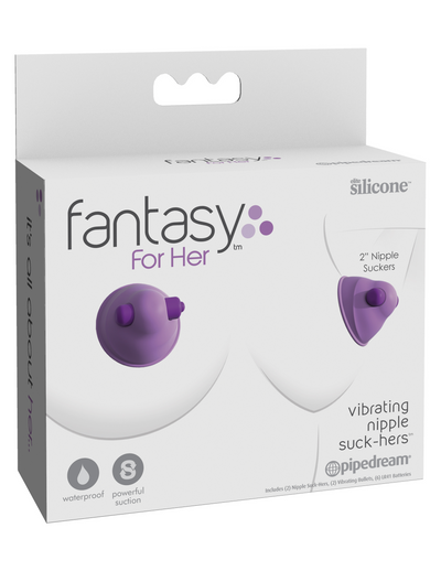 Fantasy For Her Vibrating Nipple Suck-Hers In Purple | Pipedream  from Pipedream