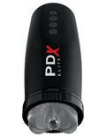 PDX Elite Moto-Bator Masturbator 2 - Clear/Black | Pipedream