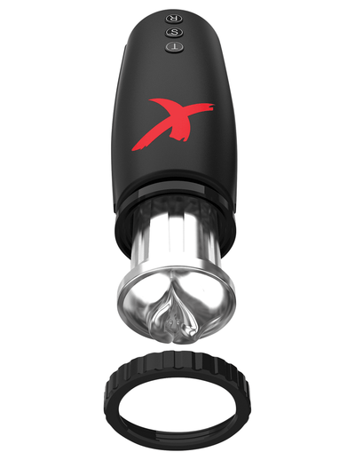 PDX Elite Moto-Bator Masturbator - Clear/Black | Pipedream - The Dildo Hub