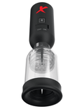 PDX Elite Tip Teazer Power Pump Masturbator - Clear/Black | Pipedream