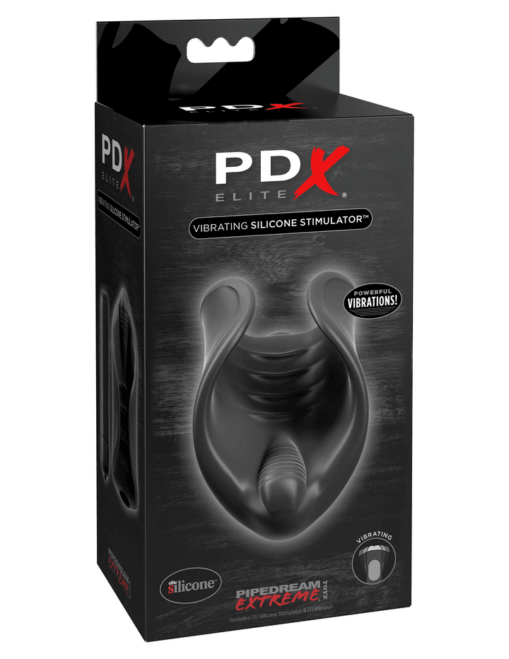Pdx Elite Vibrating Silicone Stimulator Masturbator | Pipedream - The Dildo Hub