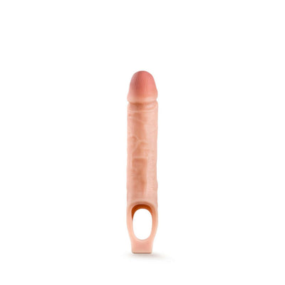 Penis Extension Performance Sheath - Vanilla 10 inch. | Blush - The Dildo Hub