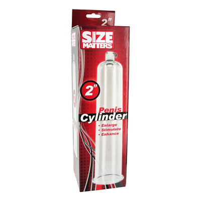 Penis Pump Cylinder 2 Inch x 9 Inch - The Dildo Hub