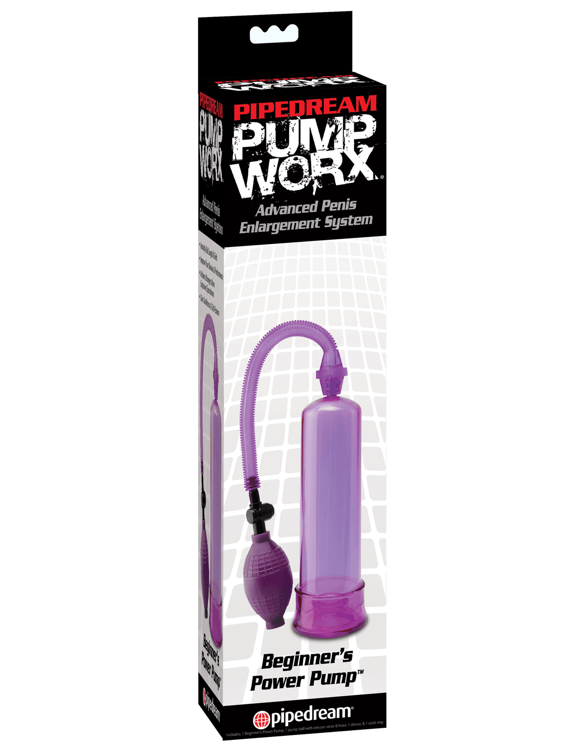 Penis Pump Worx Beginner's Power - Purple | Pipedream - The Dildo Hub