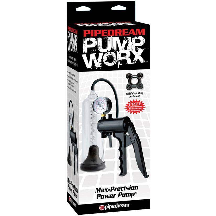 Penis Pump Worx Max-Precision Power - Black | Pipedream - The Dildo Hub