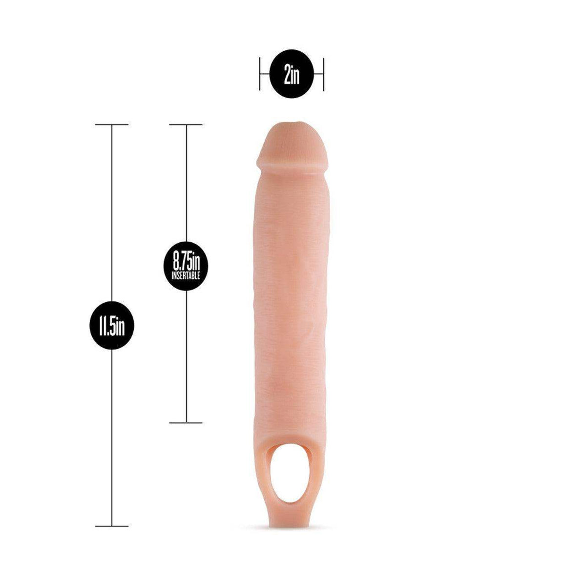 Performance Sheath Penis Extender-Vanilla 11.5" - The Dildo Hub