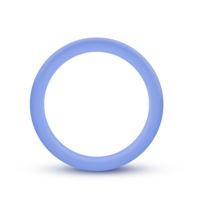 Performance - Silicone Glo Cock Ring - Blue Glow | Blush - The Dildo Hub