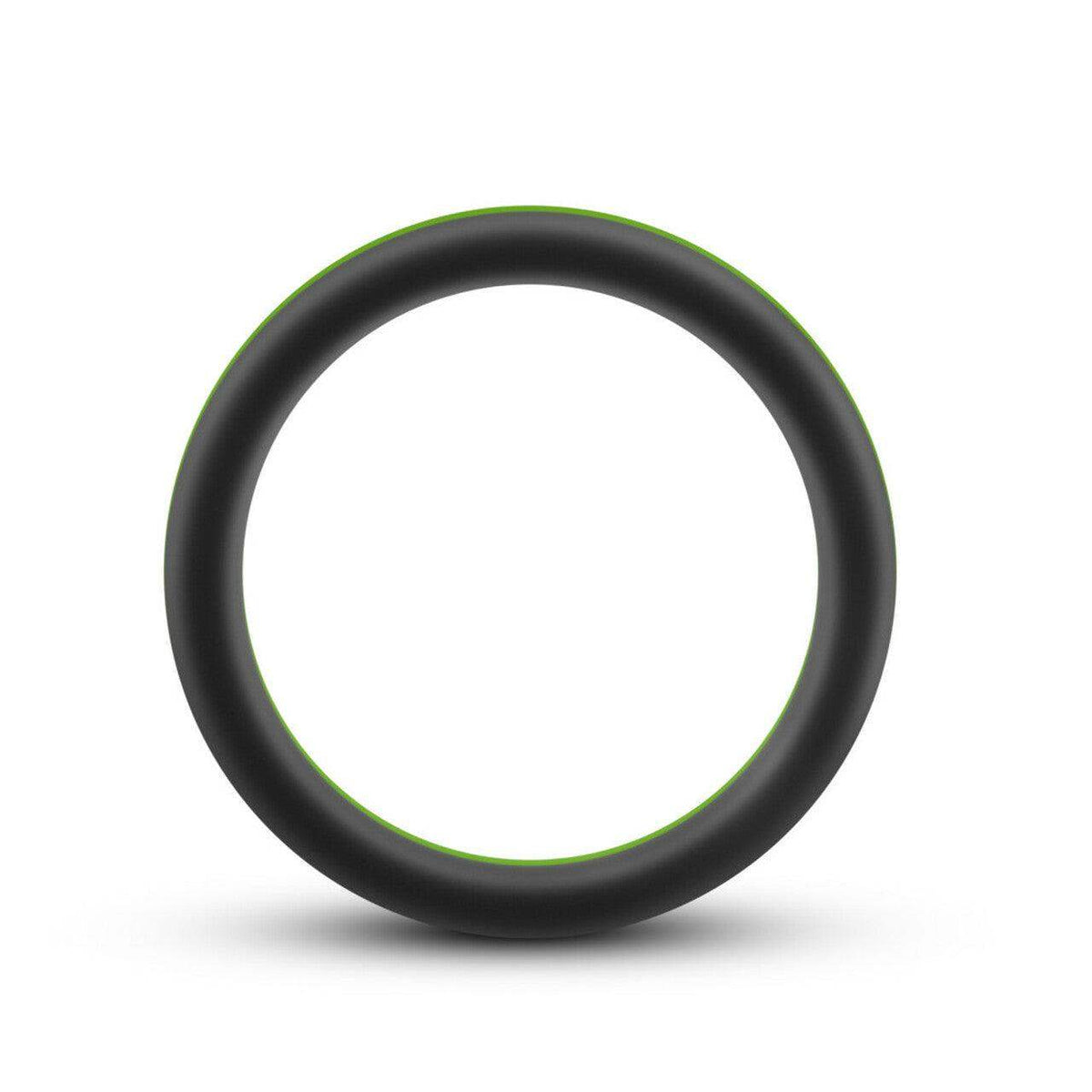Performance - Silicone Go Pro Cock Ring - Black/Green | Blush - The Dildo Hub