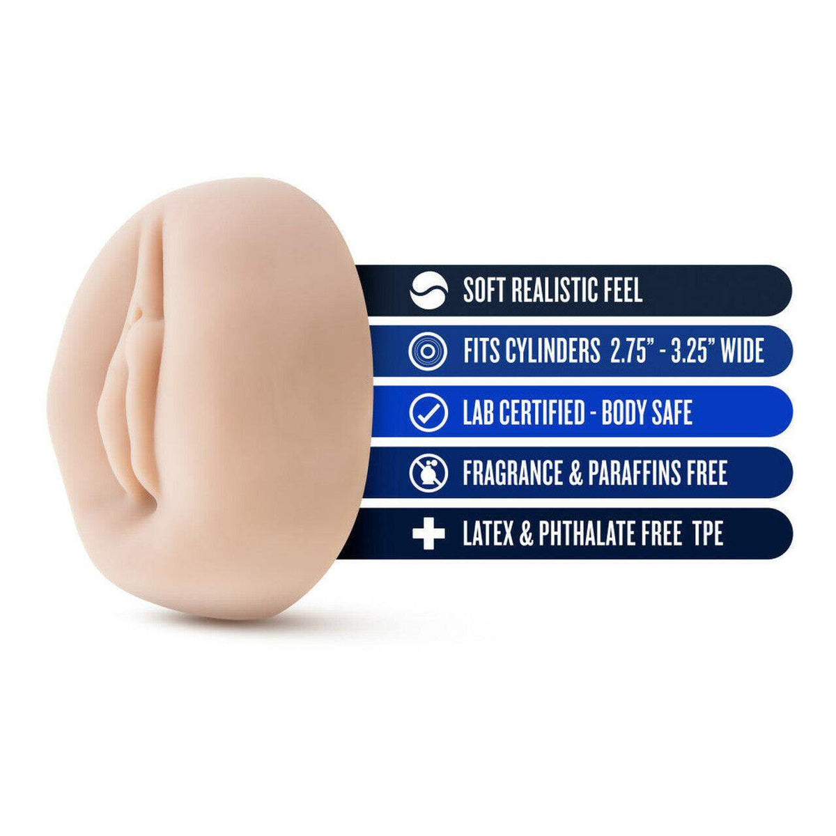 Performance Universal Pump Sleeve Vagina - Beige | Blush - The Dildo Hub