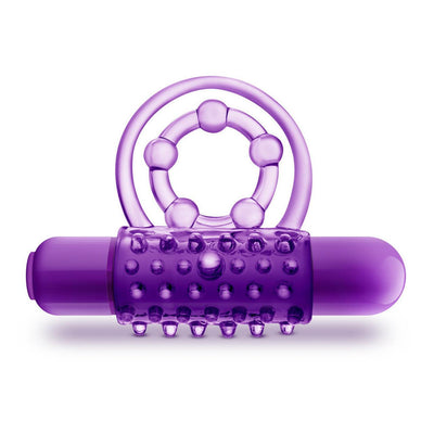 Performance Vibrating Cock Ring 101 Starter Series - Purple | Blush - The Dildo Hub