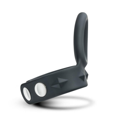 Performance - Vs7 - Silicone Cock Ring & Ball Strap Large - Black | Blush - The Dildo Hub