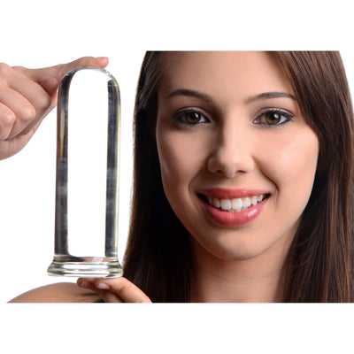 Pillar Large Cylinder Glass Plug - The Dildo Hub