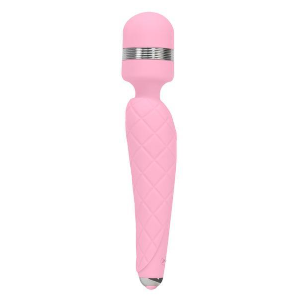 Pillow Talk Cheeky Wand Vibrator With Swarovski Crystal - Pink | BMS Factory - The Dildo Hub