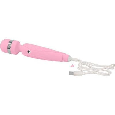 Pillow Talk Cheeky Wand Vibrator With Swarovski Crystal - Pink | BMS Factory - The Dildo Hub