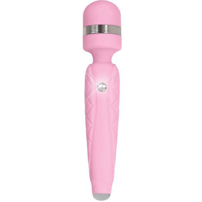 Pillow Talk Cheeky Wand Vibrator With Swarovski Crystal - Pink | BMS Factory - The Dildo Hub