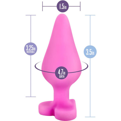 Pink Butt Plug Naughty Candy Heart Be Mine - The Dildo Hub