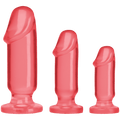 Pink Crystal Jellies Anal Starter Kit | Doc Johnson