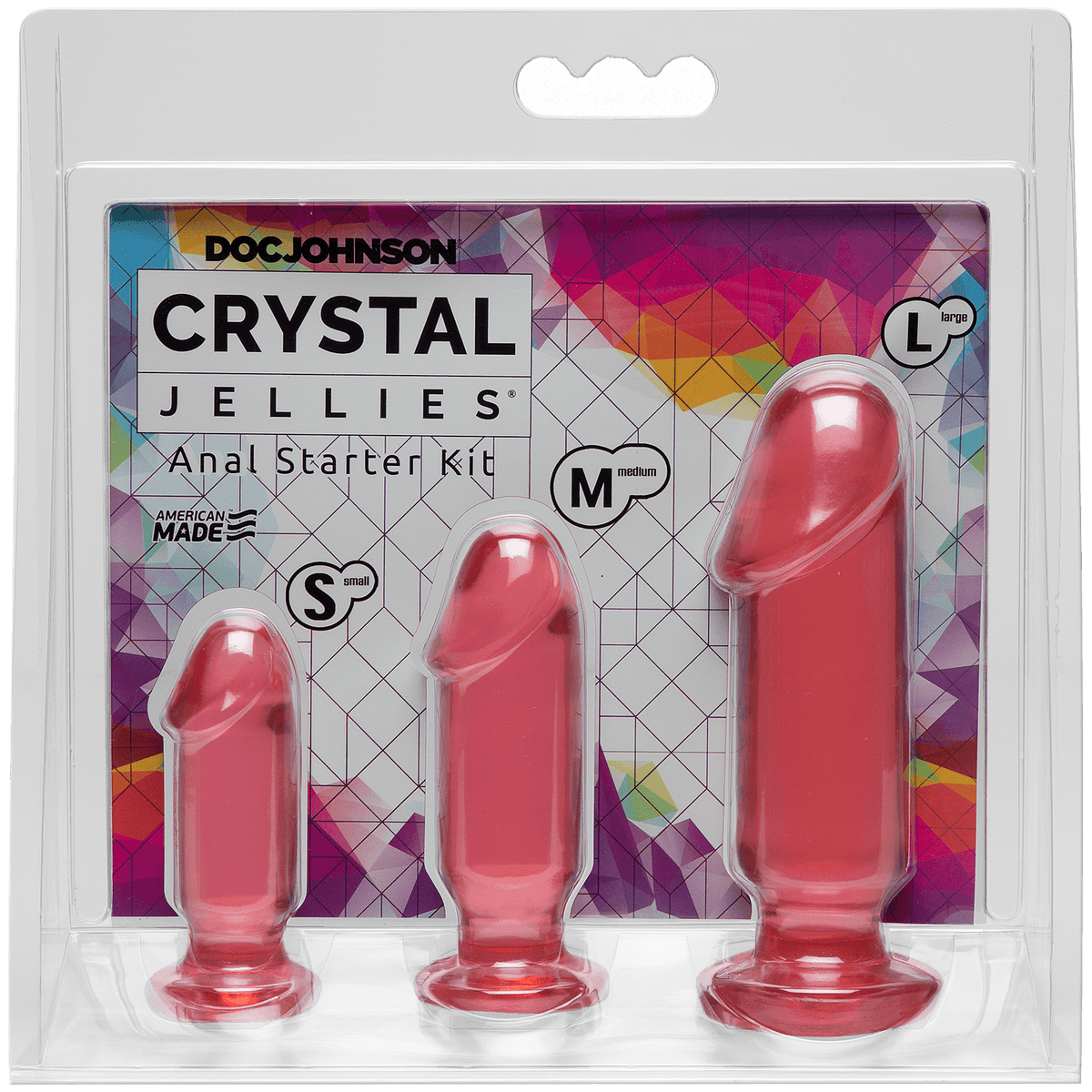 Pink Crystal Jellies Anal Starter Kit | Doc Johnson - The Dildo Hub