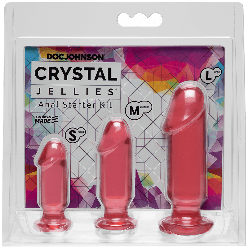 Pink Crystal Jellies Anal Starter Kit | Doc Johnson - The Dildo Hub