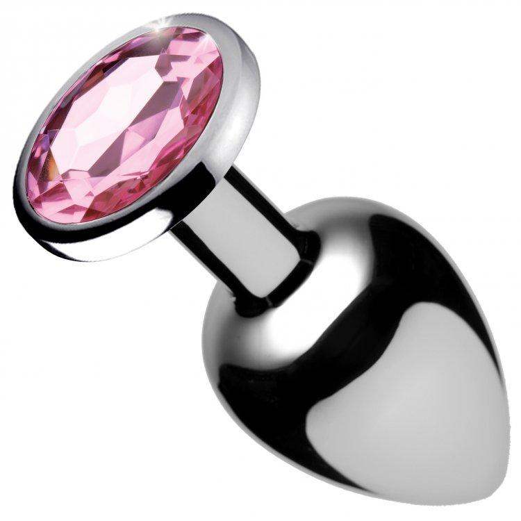 Pink Gem Anal Plug - Medium - The Dildo Hub