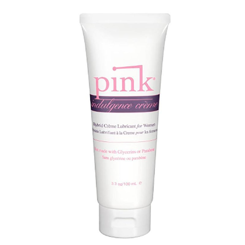 Pink Indulgence Creme Water and Silicone Blend Lubricant 3.3oz (Tube) - The Dildo Hub