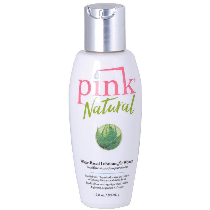 Pink Natural Water-Based Lubricant for Women 2.8oz - The Dildo Hub