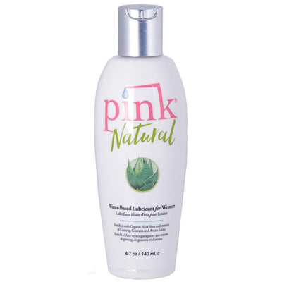 Pink Natural Water-Based Lubricant for Women 4.7oz - The Dildo Hub