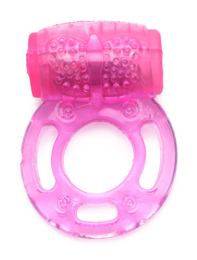 Pink Vibrating Cock Ring - The Dildo Hub