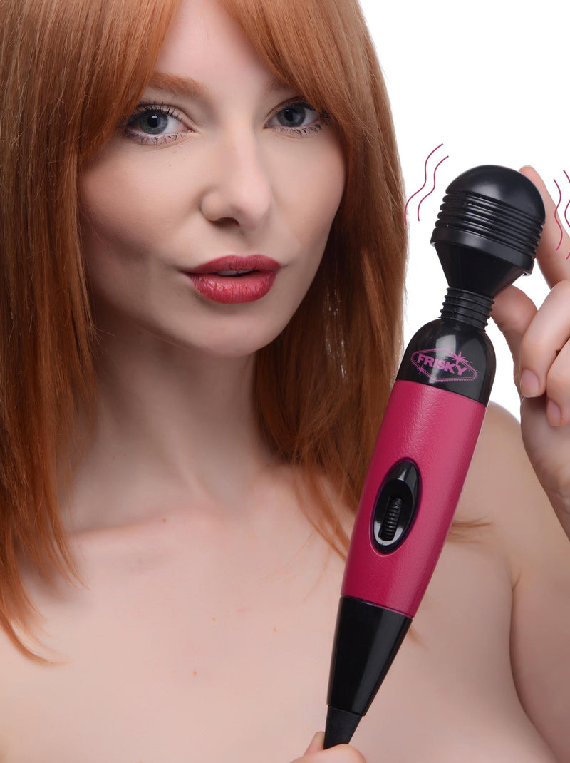 Playful Pleasure Multi-Speed Vibrating Wand - Pink - The Dildo Hub