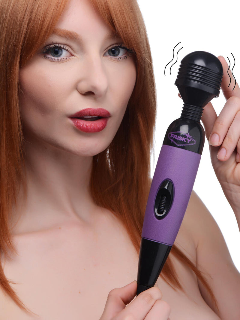 Playful Pleasure Multi-Speed Vibrating Wand - Purple - The Dildo Hub