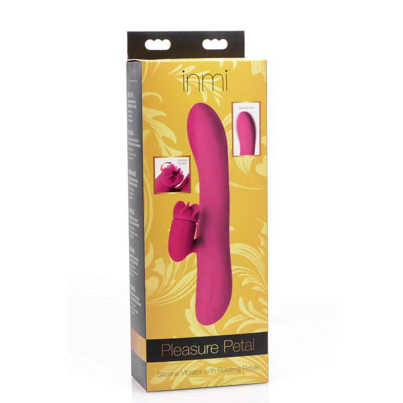 Pleasure Petal Silicone Rabbit Vibrator with Rotating Petals - The Dildo Hub