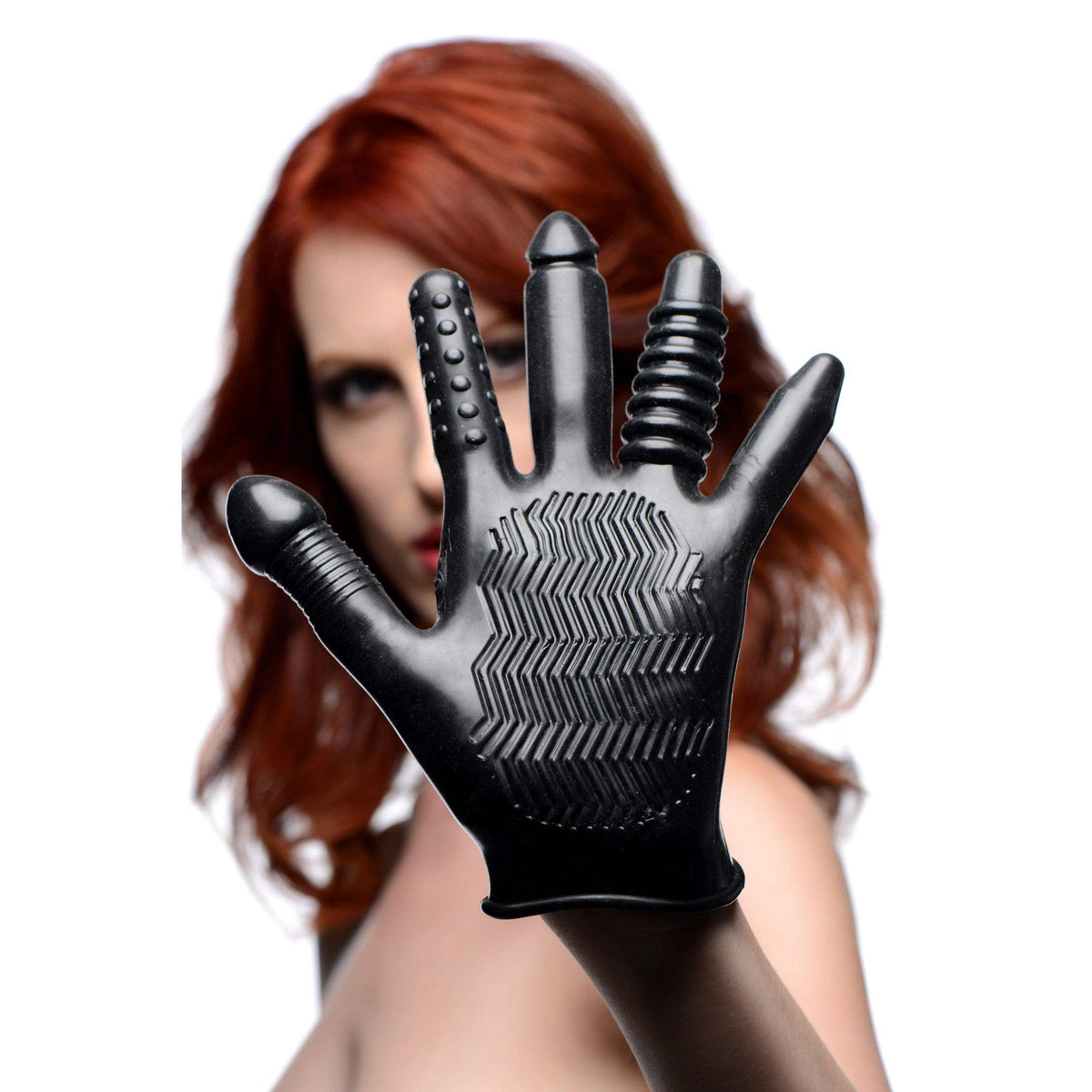 Pleasure Poker Textured Glove - The Dildo Hub