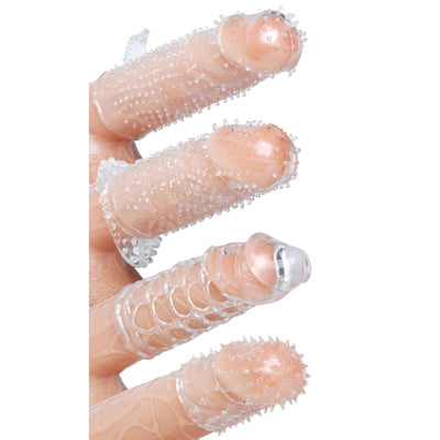 Pleasured Penis Enhancement Sleeve 4 Pack - The Dildo Hub