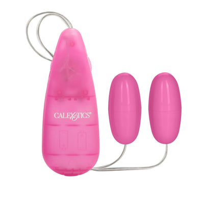 Pocket Vibrating Double Pink Vibrating Bullets - Pink | CalExotics - The Dildo Hub