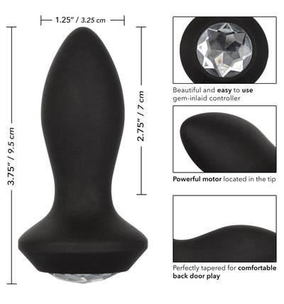 Power Gem Vibrating Petite Crystal Probe | CalExotics - The Dildo Hub