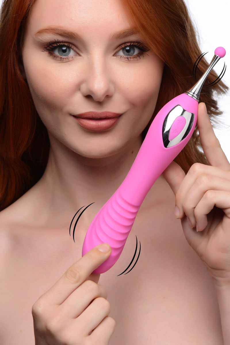 Power Zinger Dual-Ended Silicone Vibrator - The Dildo Hub