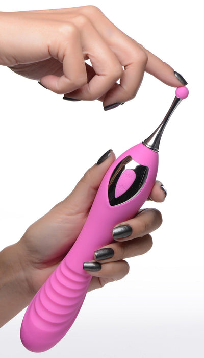 Power Zinger Dual-Ended Silicone Vibrator - The Dildo Hub