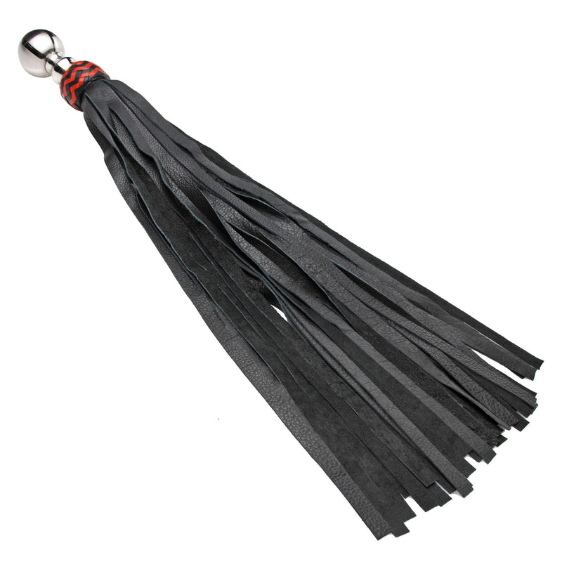 Premium Leather Ball Handle Flogger - The Dildo Hub