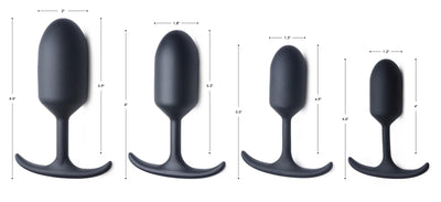 Premium Silicone Weighted Anal Plug - Medium - The Dildo Hub