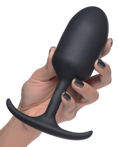 Premium Silicone Weighted Anal Plug - XL - The Dildo Hub