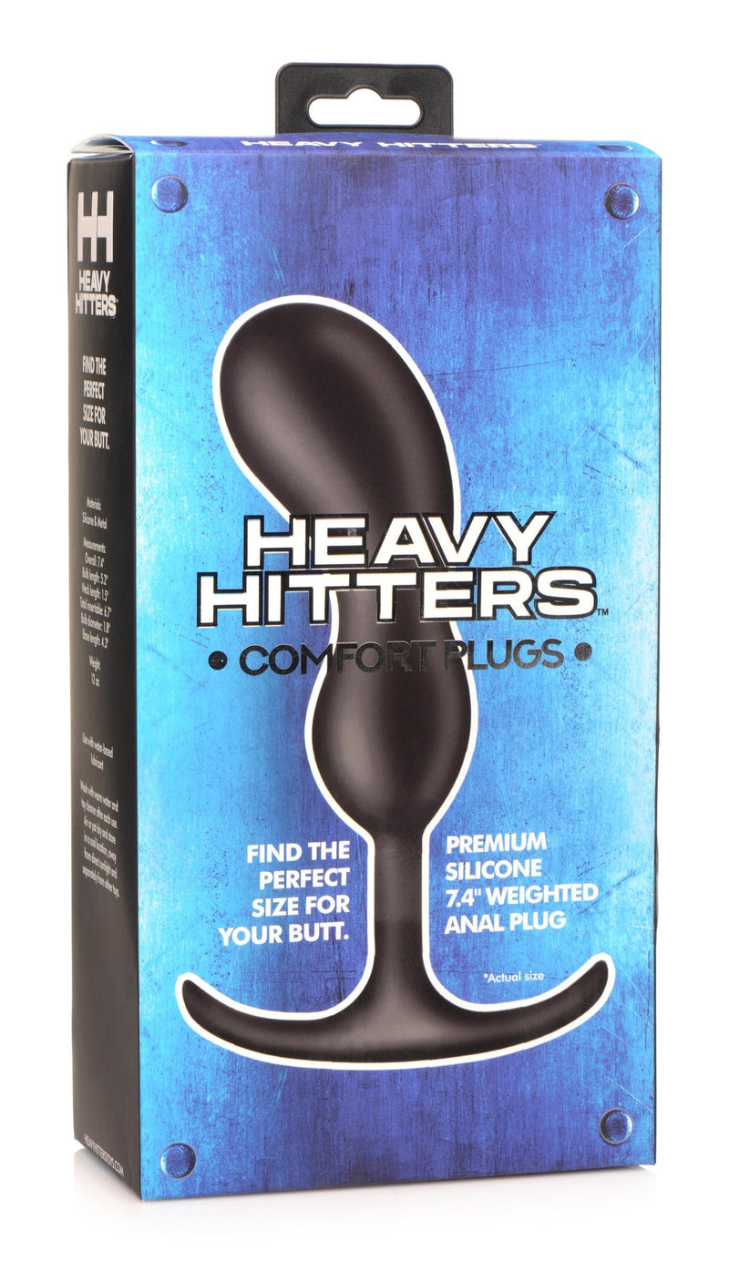 Premium Silicone Weighted Prostate Plug - Large - The Dildo Hub